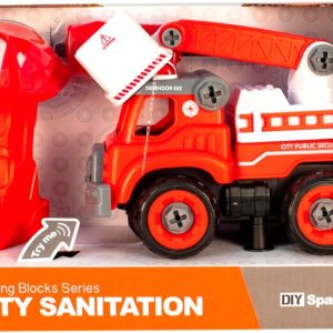 Конструктор Qunxing Toys LM8034-DZ-1 Пожарная машина цена