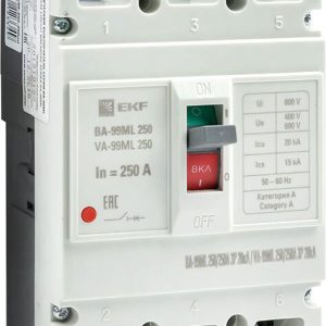 Выключатель автоматический EKF Basic ВА-99МL 250250А 3P 20кА mccb99-250-250mi цена