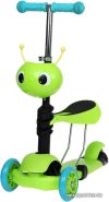 Трехколесный самокат Graffiti 7350702 (зеленый) цена