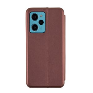 Чехол для POCO X5 Pro 5G книжкой AT (бордовый)