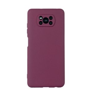 Чехол для Pocophone X3 бампер AT Soft touch (Бордовый)