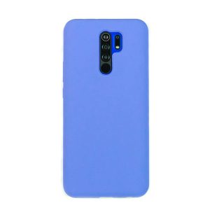 Чехол для Redmi 9 бампер AT Silicone case (Светло-фиолетовый)