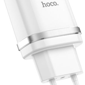 Сетевое зарядное Hoco C12Q (белый) цена