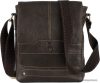 Сумка через плечо Poshete 196-1108-6-DBW (коричневый) цена