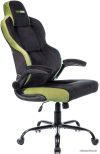 Кресло VMM Game Unit Velour XD-A-VRBKGN (черный/зеленый) цена