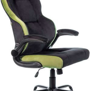 Кресло VMM Game Unit Velour XD-A-VRBKGN (черный/зеленый) цена