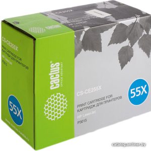 Картридж CACTUS CS-CE255XS (аналог HP 55X (CE255X)) цена