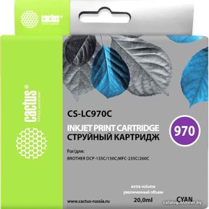 Картридж CACTUS CS-LC970C (аналог Brother LC970C) цена