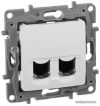 Розетка компьютерная Legrand Etika 672254 (белый) цена