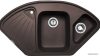 Кухонная мойка Zigmund & Shtain ECKIG 1000.2 (швейцарский шоколад) цена