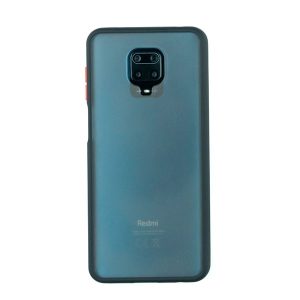 Чехол для Redmi Note 9S/9 Pro бампер AT Frosted case (Черный)