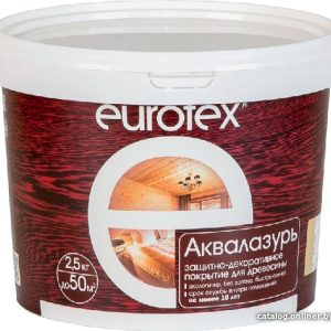 Лак Eurotex Аквалазурь (белый