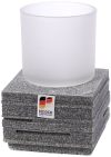 Стакан для зубной щетки и пасты Brick Grey 22150107 21век