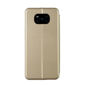 Чехол для Pocophone X3 книжкой AT (Золотой)