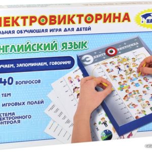Детская настольная игра Десятое королевство Электровикторина Английский язык цена