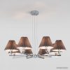 Подвесная люстра Евросвет Peony 60136/8 хром/графит цена