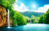 Фотообои листовые Тропический водопад с защитным покрытием 21век