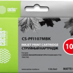 Картридж CS-PFI107MBK 21век