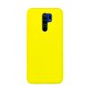 Чехол для Redmi 9 бампер AT Silicone case (Светло-желтый)