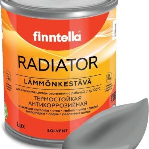 Краска Finntella Radiator Tiina F-19-1-1-FL058 0.9 л (темно-серый) цена