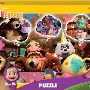 Пазл Step Puzzle Маша и Медведь 90104 (maxi 24 эл) цена