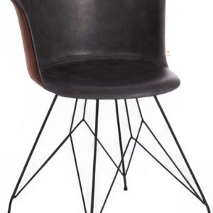 Стул TetChair Kranz (серый 7/коричневый 9/черный) цена