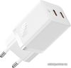 Сетевое зарядное Baseus GaN5 Pro Fast Charger C+C 40W CCGP180102 (белый) цена