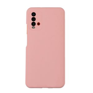 Чехол для Redmi 9T бампер АТ Silicone Case (Светло-розовый)