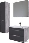 Grossman Шкаф с зеркалом Талис 70 L 207006 (бетон пайн) цена