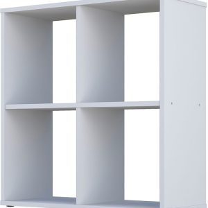 Стеллаж Polini Kids Home Smart кубический 4 секции 0001692.9 (белый) цена