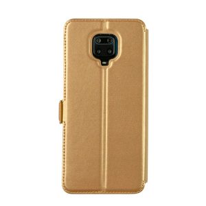 Чехол для Redmi Note 9S/9 Pro книжкой EXPERTS (Золотой)