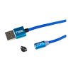 Кабель магнитный Topk USB - Type-C (Синий)