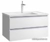 Belux Тумба под умывальник Фаворит НП 120-02 (1 белый глянцевый) цена