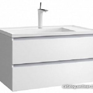 Belux Тумба под умывальник Фаворит НП 120-02 (1 белый глянцевый) цена
