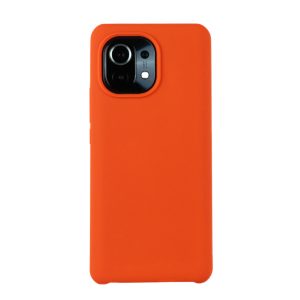 Чехол для Mi 11 бампер АТ Silicone Case (Красный)