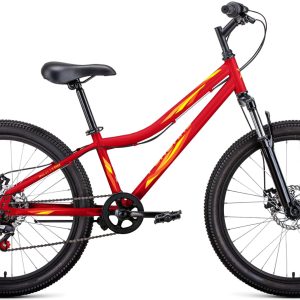 Велосипед Forward Iris 24 2.0 D 2022 (красный/желтый) цена