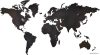 Пазл Woodary Карта мира L 3151 (black) цена