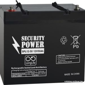 Аккумулятор для ИБП Security Power SPL 12-50 (12В/50 А·ч) цена