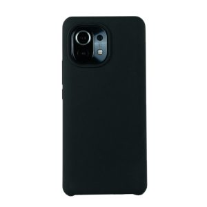 Чехол для Mi 11 бампер АТ Silicone Case (Черный)