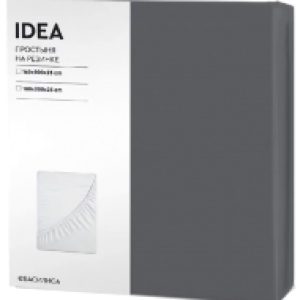 Простыня Idea на резинке 180x200x25/ 273987 21век