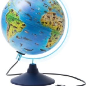 Глобус интерактивный Зоогеографический с подсветкой / INT12500306 21век