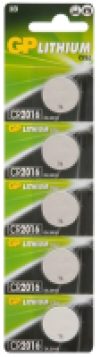 Комплект батареек Lithium CR2016 / GP CR2016-2C5 21век