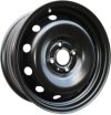 Штампованный диск Renault Sandero 16x6.5" 4x100мм DIA 60.1мм ET 37мм Черный 21век