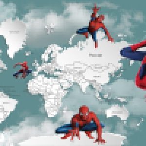 Фотообои листовые Superhero Spiderman 2 21век