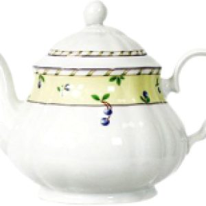 Заварочный чайник Роза Мелкие ягоды на бледно-желтом фоне / РОС0041 21век
