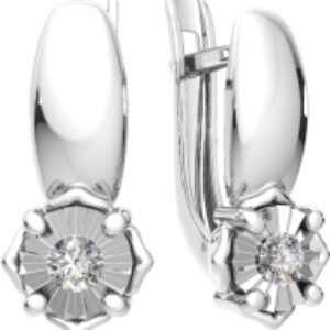 Серьги из серебра 03D0004 21век
