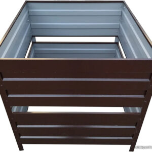 Компостер Формула качества Оцинкованный без крышки 1500x1500x1000 (винно-красный) цена