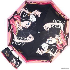 Складной зонт Moschino 7950-OCA Olivia Makeup Black цена