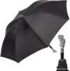 Складной зонт Pasotti Auto Owl Silver Codino Black цена