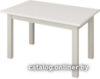 Кухонный стол Senira Кастусь 100-130x60 (белый/белый) цена